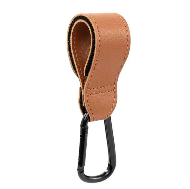 Picture of Camel Leather Stroller Hook 
