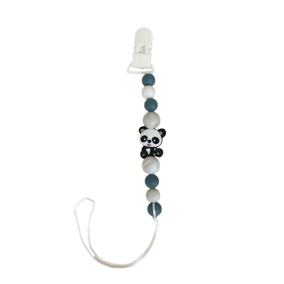 Picture of Grey Bear Pacifier clip 